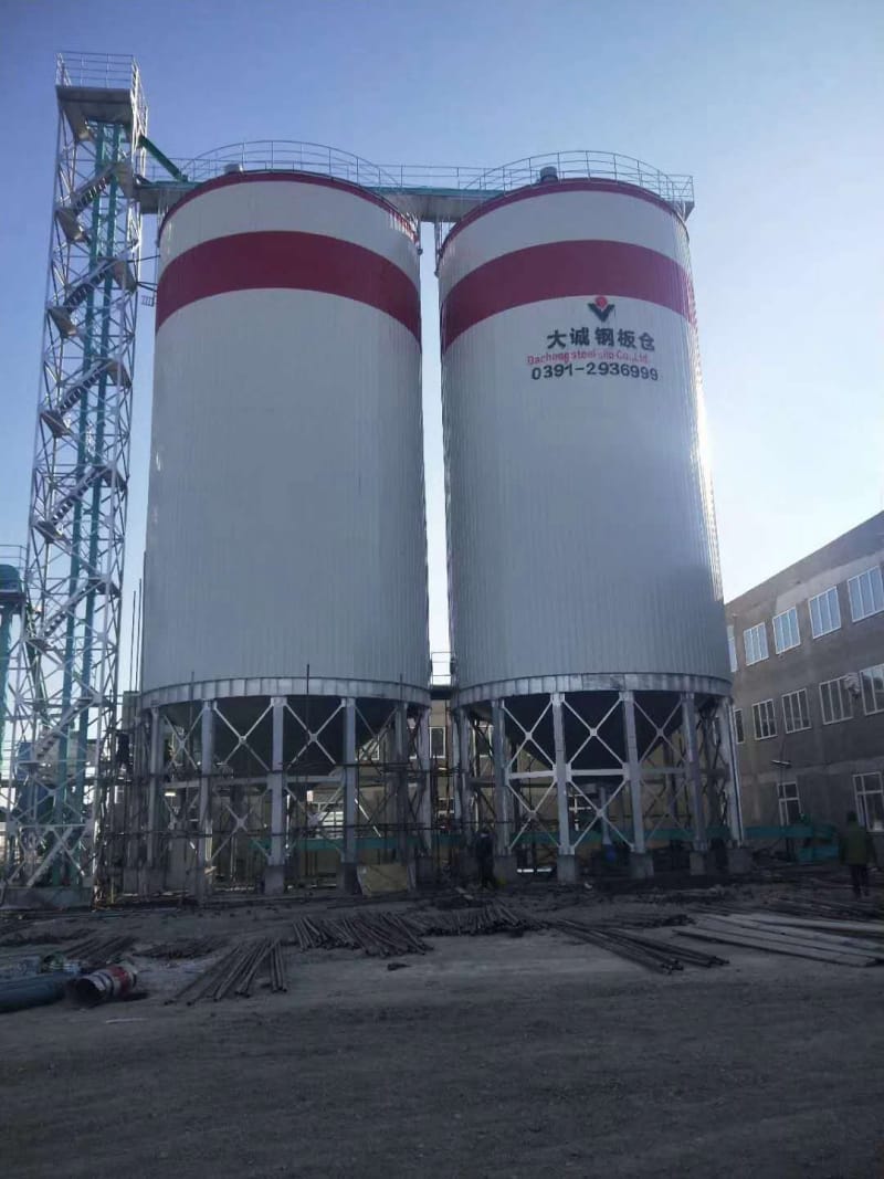 內蒙古哈達江酒業鋼板倉工程